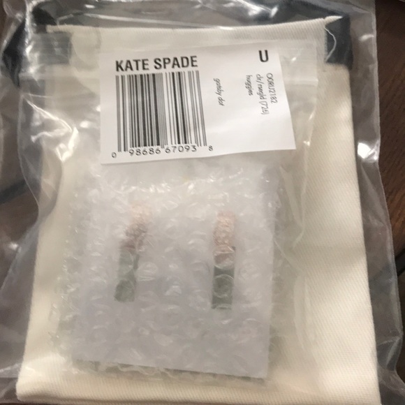 NWT Kate Spade Rose Gold Gatsby Dot Huggies NOT FOR SALE - Picture 6 of 6